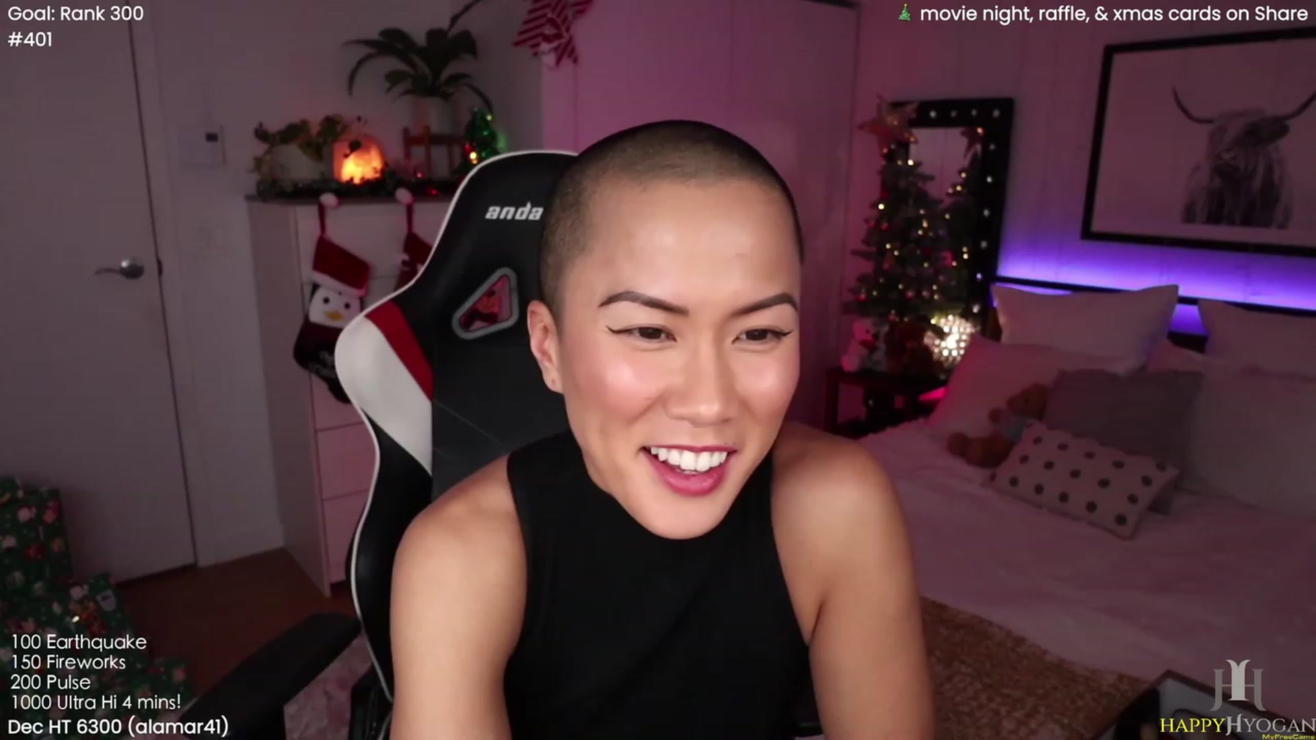 Gallery image thumbnail from HappyHyogan's myfreecams stream on, 12/15/2022, 02:20 image 19 of 20
