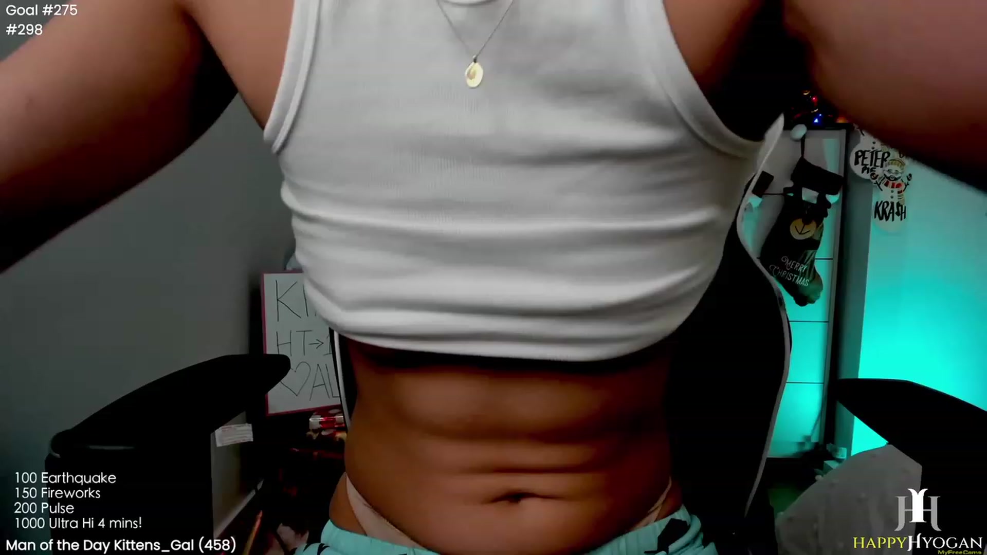 Gallery image thumbnail from HappyHyogan's myfreecams stream on, 12/21/2022, 24:01 image 16 of 20