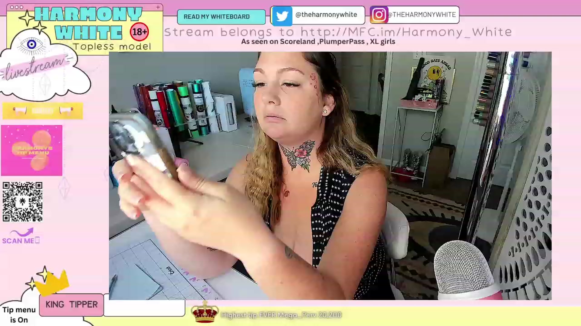 Gallery image thumbnail from Harmony_White's myfreecams stream on, 03/20/2023, 14:29 image 13 of 20