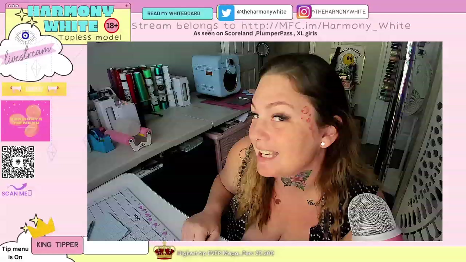 Gallery image thumbnail from Harmony_White's myfreecams stream on, 03/20/2023, 14:29 image 15 of 20