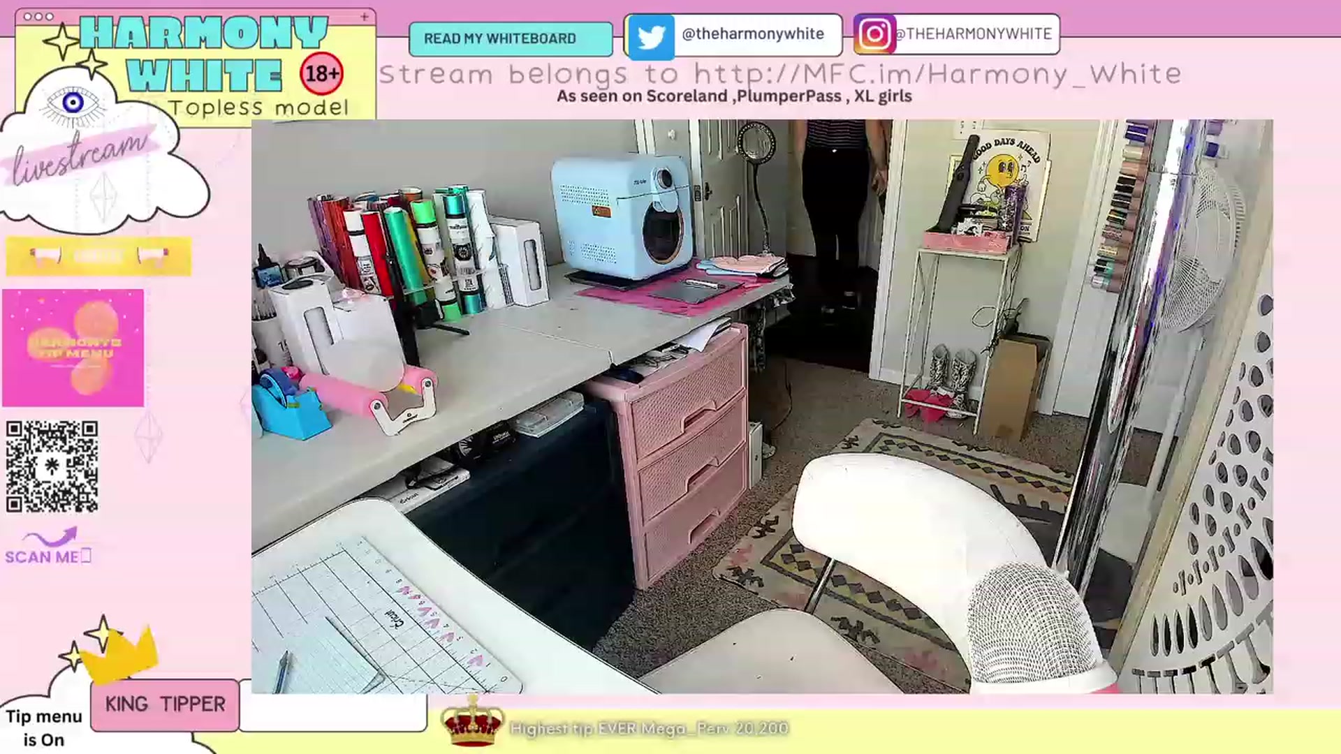 Gallery image thumbnail from Harmony_White's myfreecams stream on, 03/20/2023, 14:29 image 3 of 20
