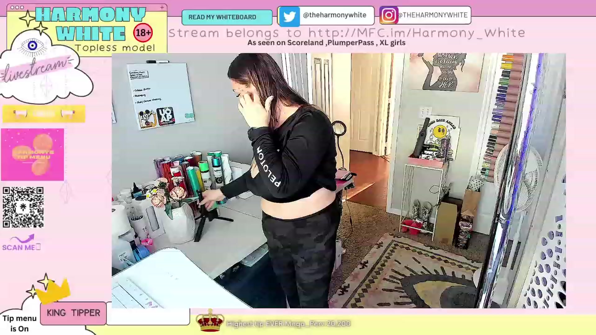 Gallery image thumbnail from Harmony_White's myfreecams stream on, 03/23/2023, 13:03 image 4 of 20