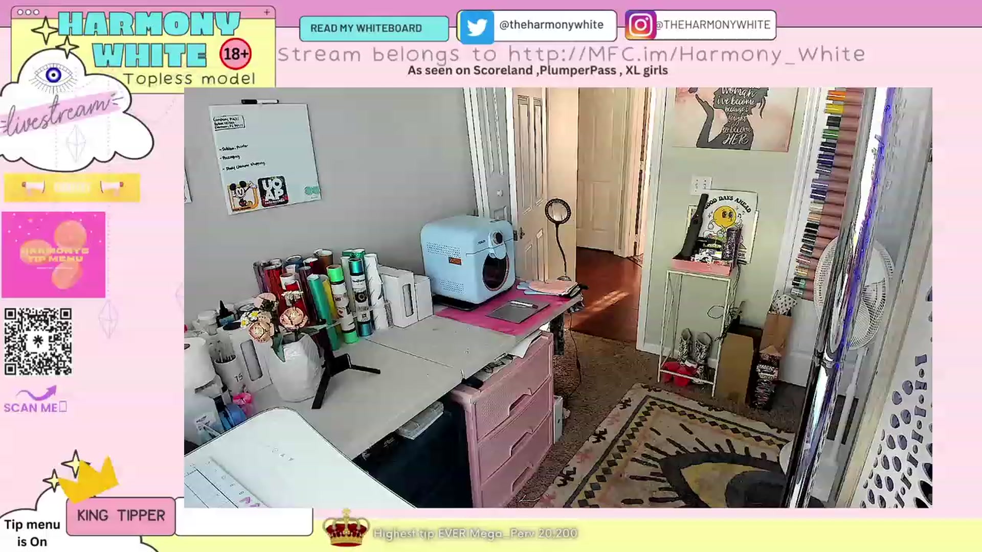 Gallery image thumbnail from Harmony_White's myfreecams stream on, 03/23/2023, 13:03 image 12 of 20