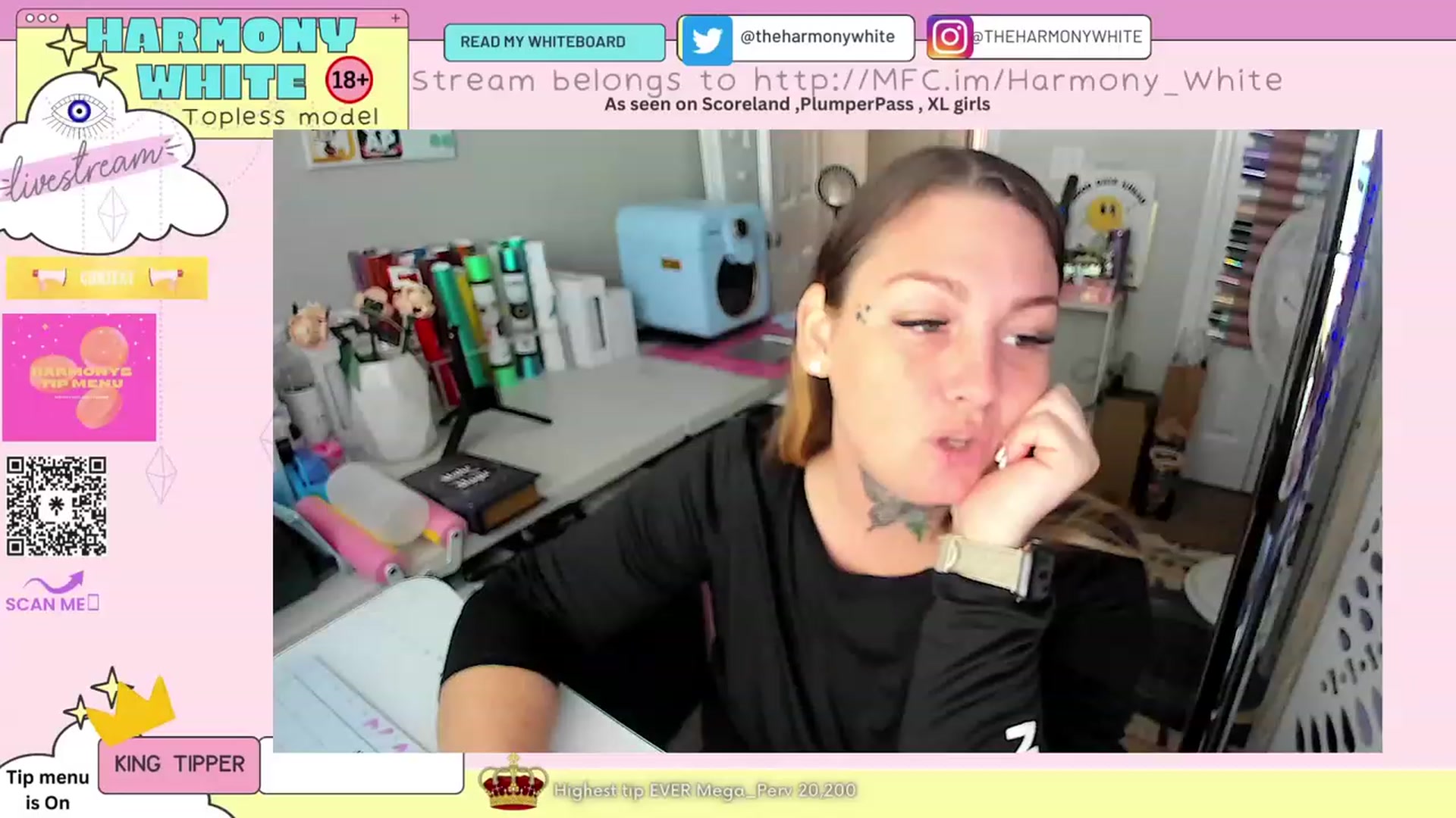 Gallery image thumbnail from Harmony_White's myfreecams stream on, 03/23/2023, 13:28 image 12 of 20