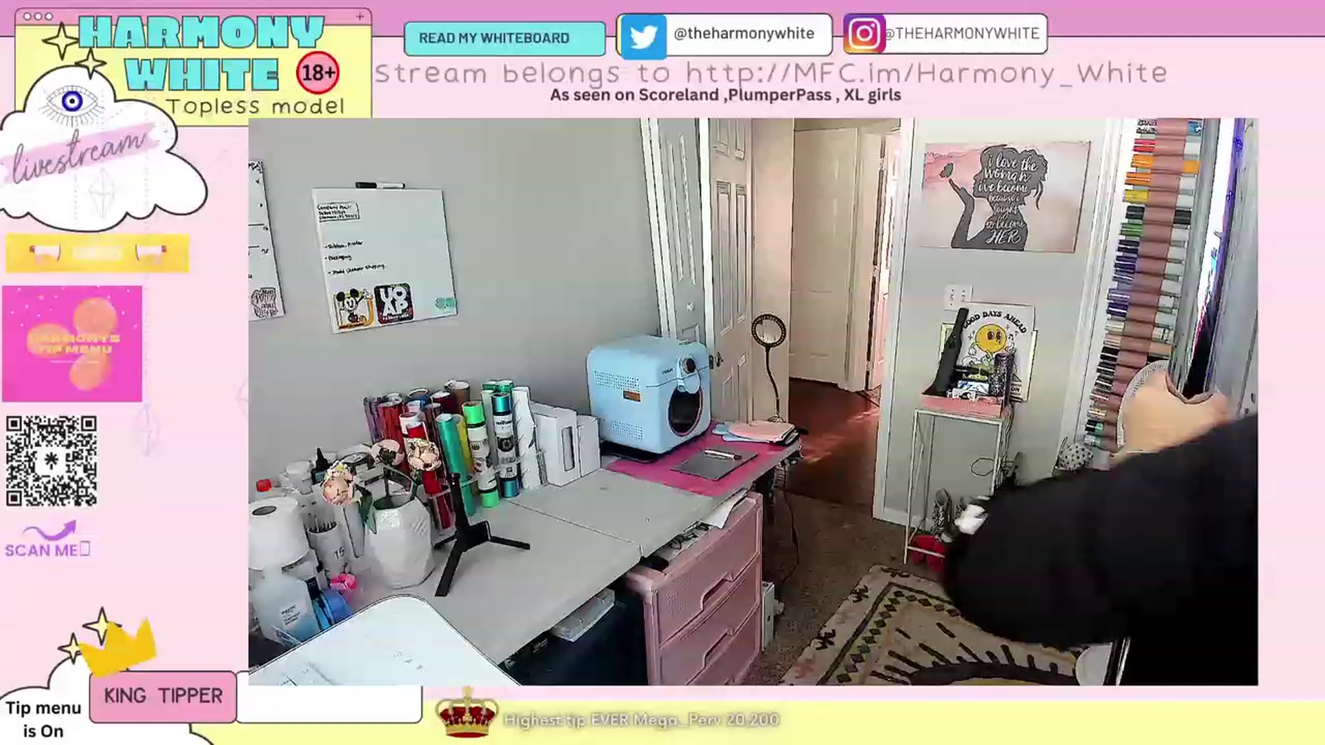 Gallery image thumbnail from Harmony_White's myfreecams stream on, 03/23/2023, 13:28 image 9 of 20