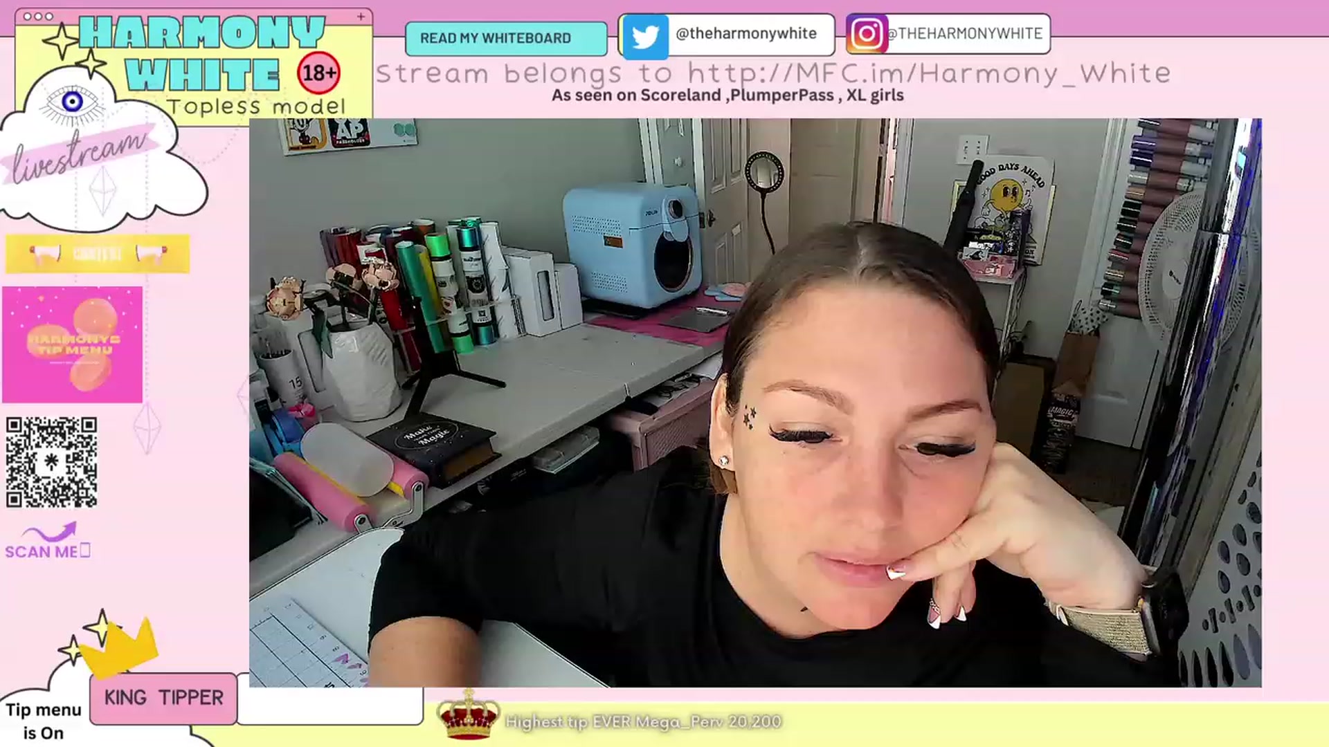 Gallery image thumbnail from Harmony_White's myfreecams stream on, 03/23/2023, 13:28 image 15 of 20