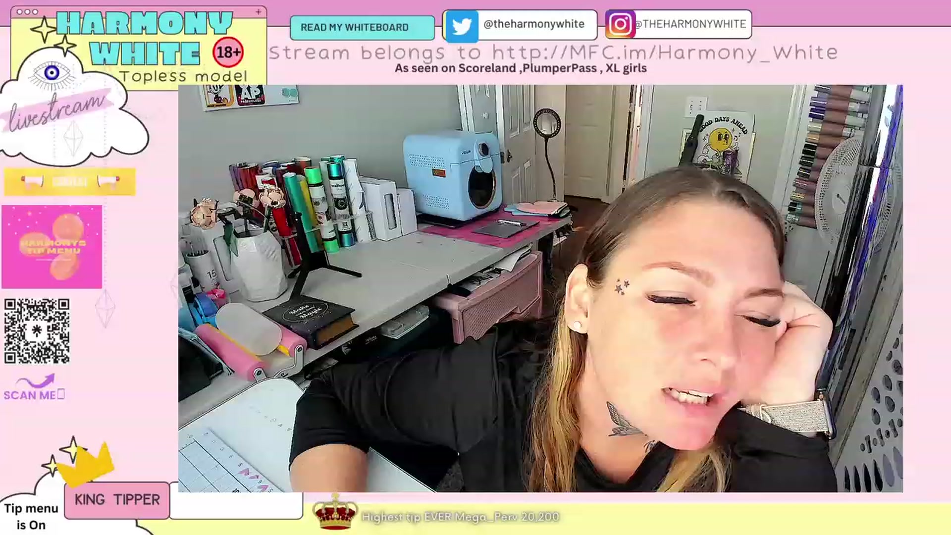 Gallery image thumbnail from Harmony_White's myfreecams stream on, 03/23/2023, 13:28 image 18 of 20