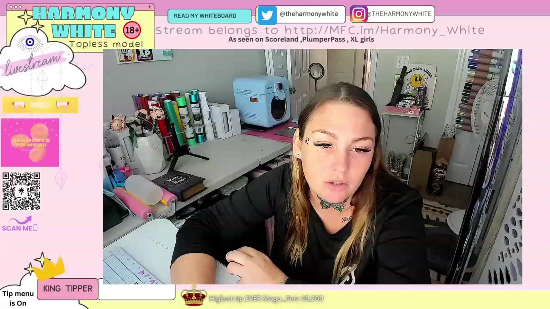 Gallery image thumbnail from Harmony_White's myfreecams stream on, 03/23/2023, 13:28 image 19 of 20