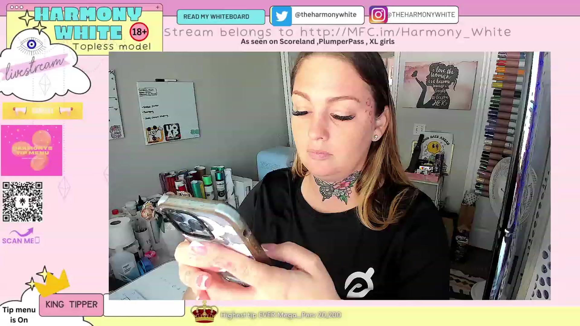 Gallery image thumbnail from Harmony_White's myfreecams stream on, 03/23/2023, 13:28 image 8 of 20