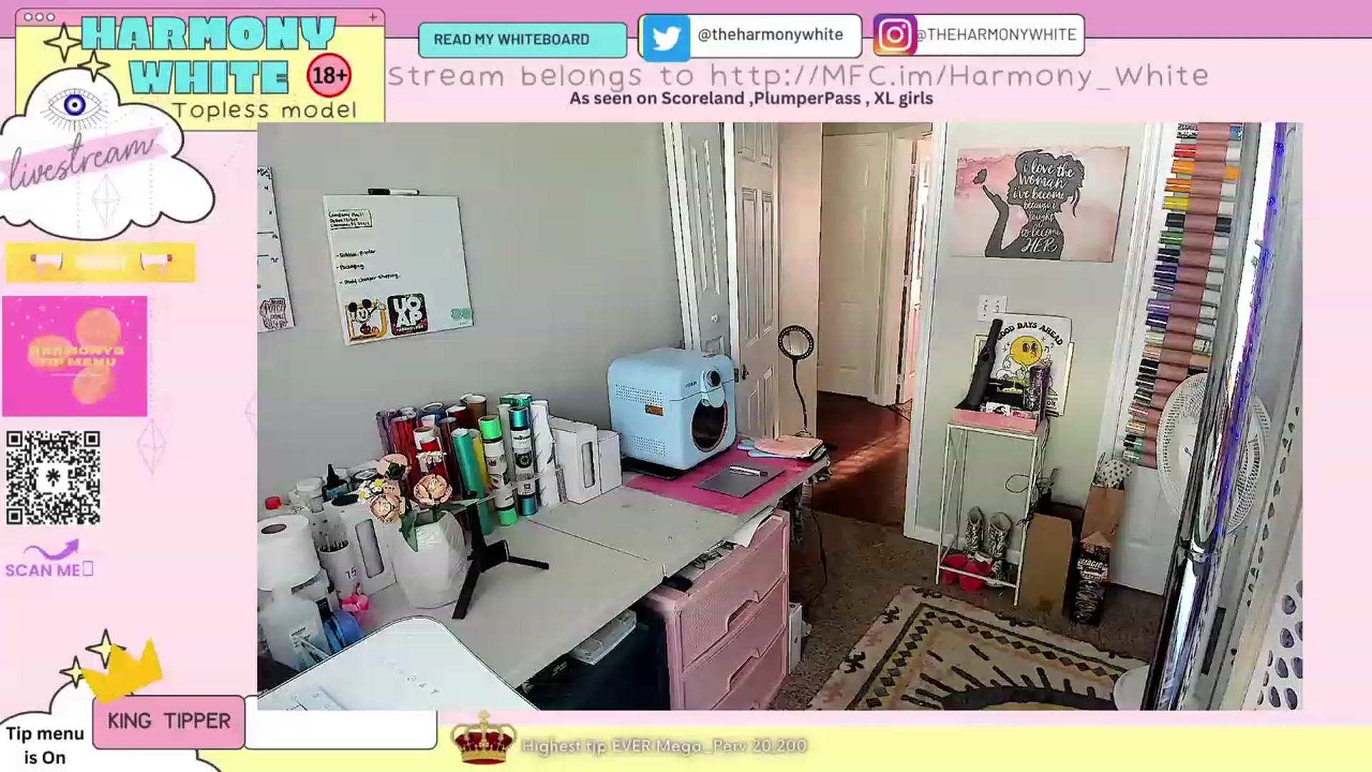 Gallery image thumbnail from Harmony_White's myfreecams stream on, 03/23/2023, 13:28 image 4 of 20