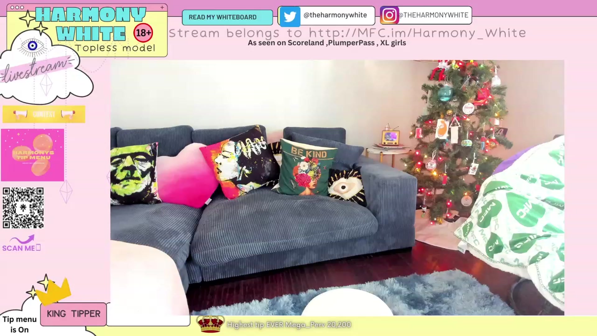 Gallery image thumbnail from Harmony_White's myfreecams stream on, 12/06/2023, 15:58 image 7 of 20