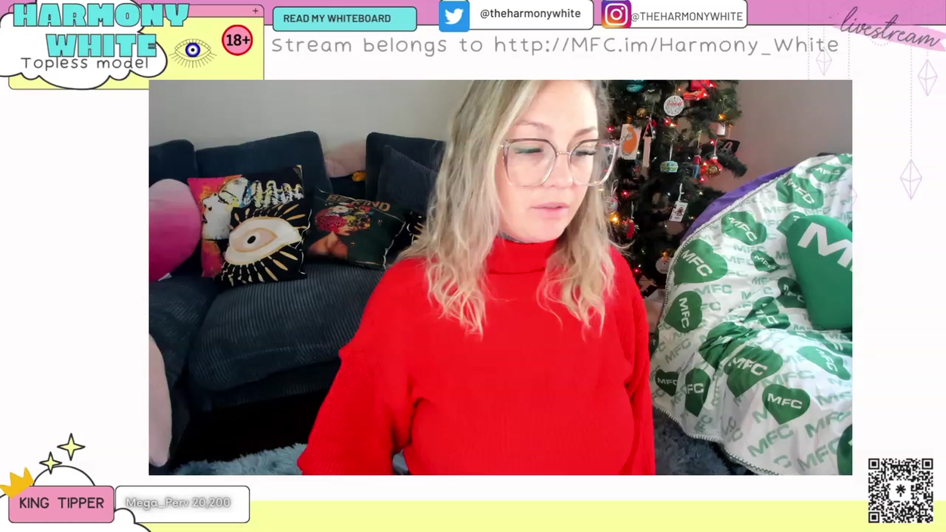 Gallery image thumbnail from Harmony_White's myfreecams stream on, 12/07/2023, 17:00 image 12 of 20
