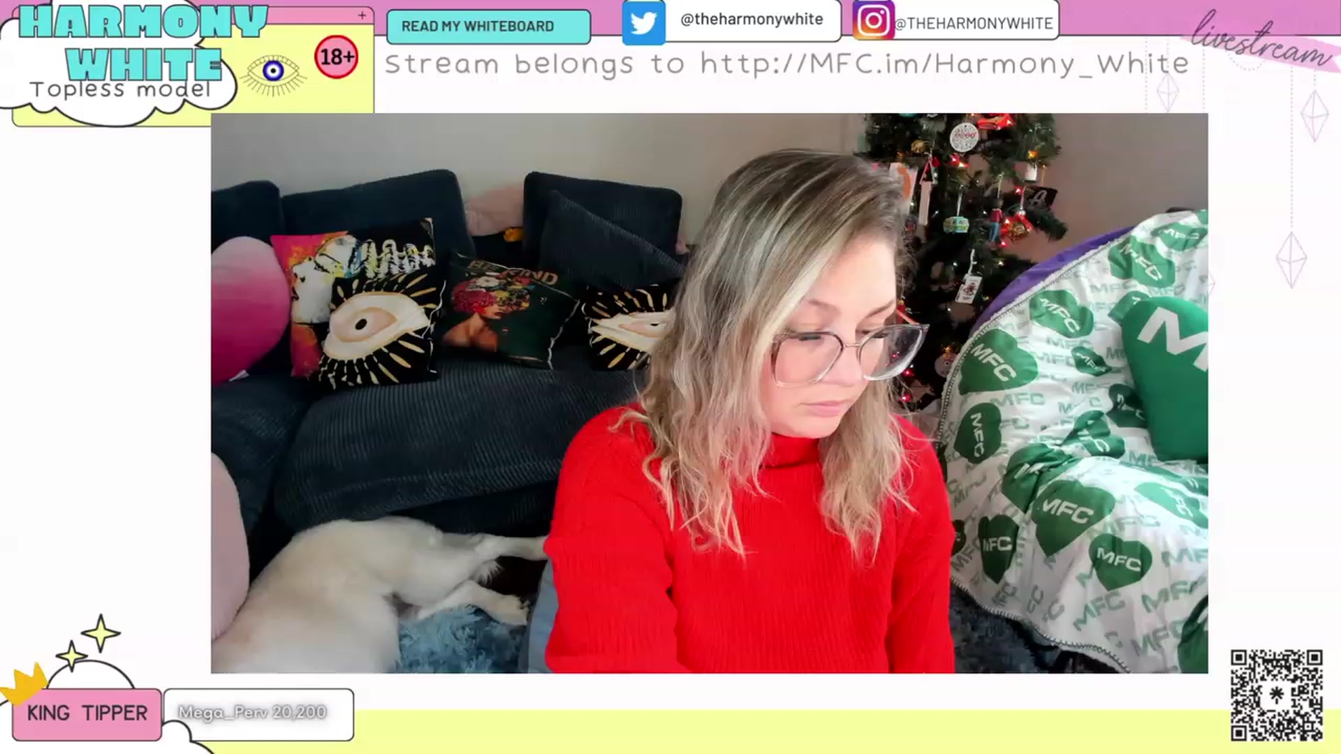 Gallery image thumbnail from Harmony_White's myfreecams stream on, 12/07/2023, 17:00 image 17 of 20