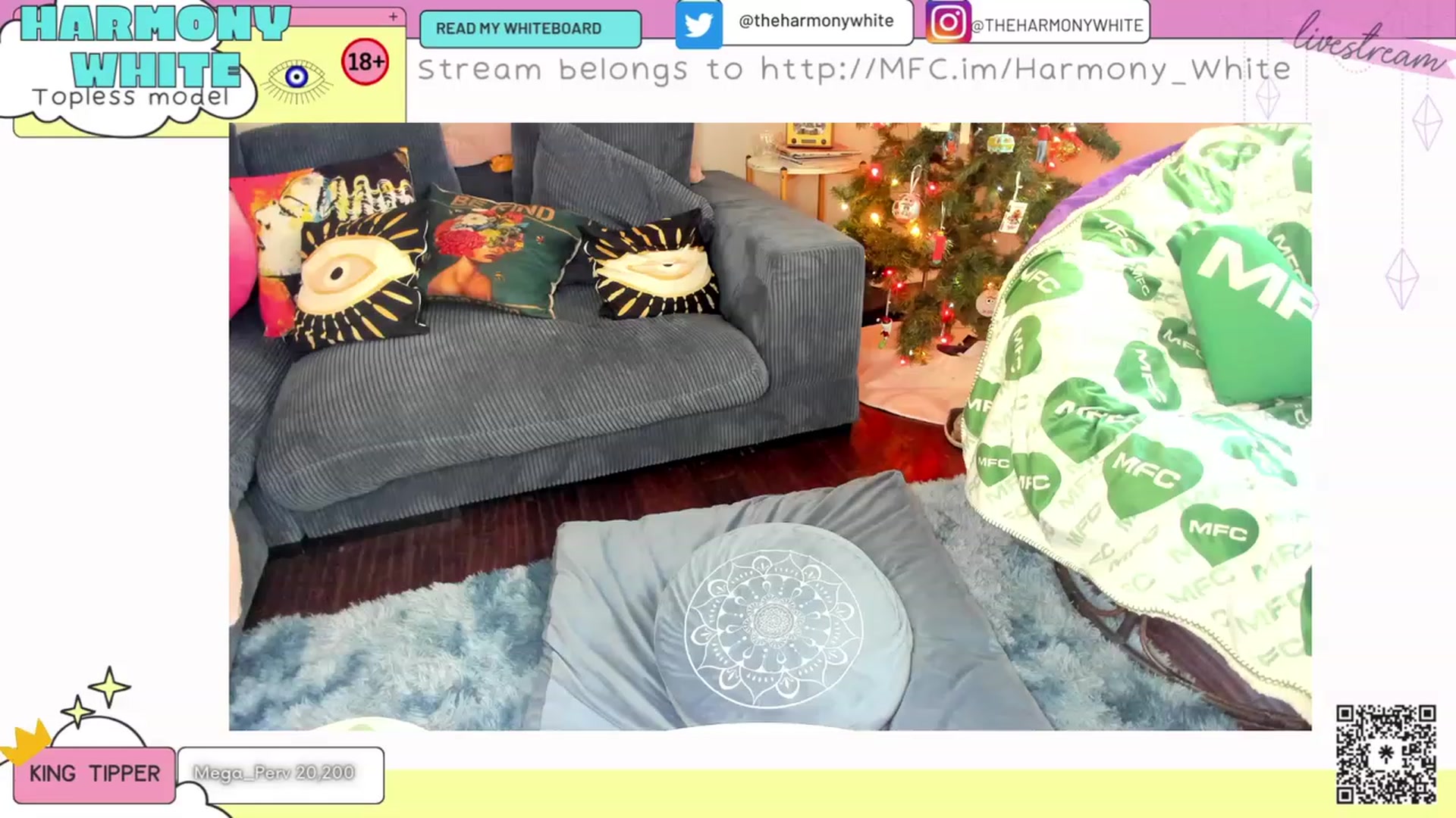 Gallery image thumbnail from Harmony_White's myfreecams stream on, 12/07/2023, 17:00 image 3 of 20