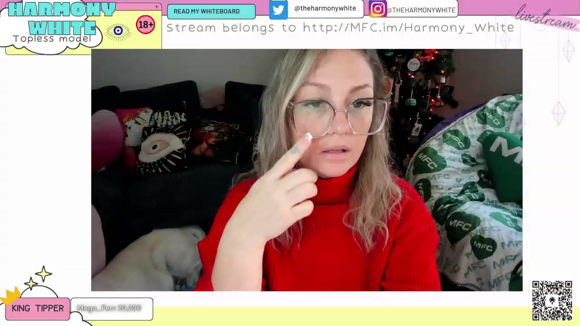 Gallery image thumbnail from Harmony_White's myfreecams stream on, 12/07/2023, 17:00 image 14 of 20