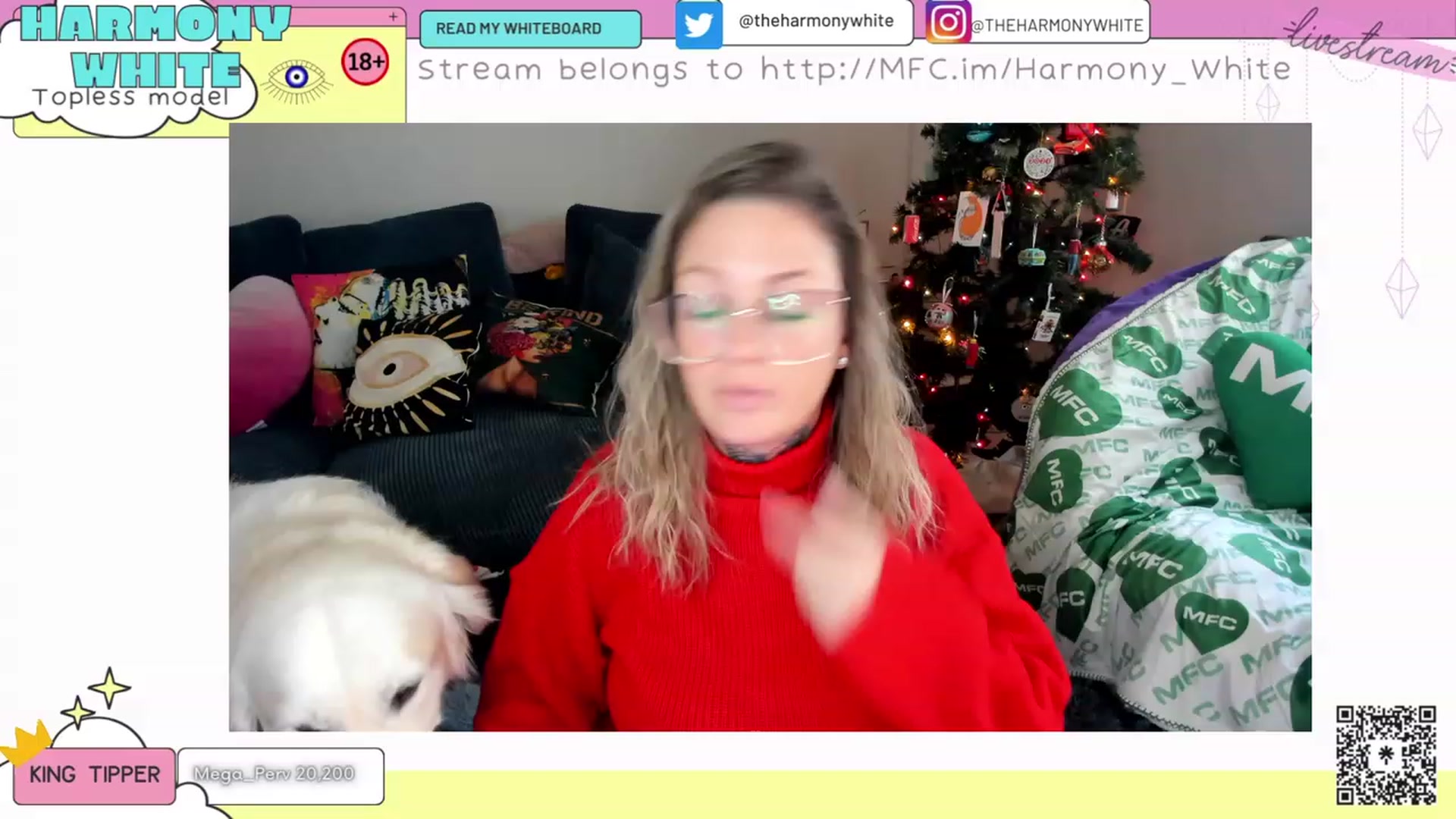 Gallery image thumbnail from Harmony_White's myfreecams stream on, 12/07/2023, 17:00 image 13 of 20