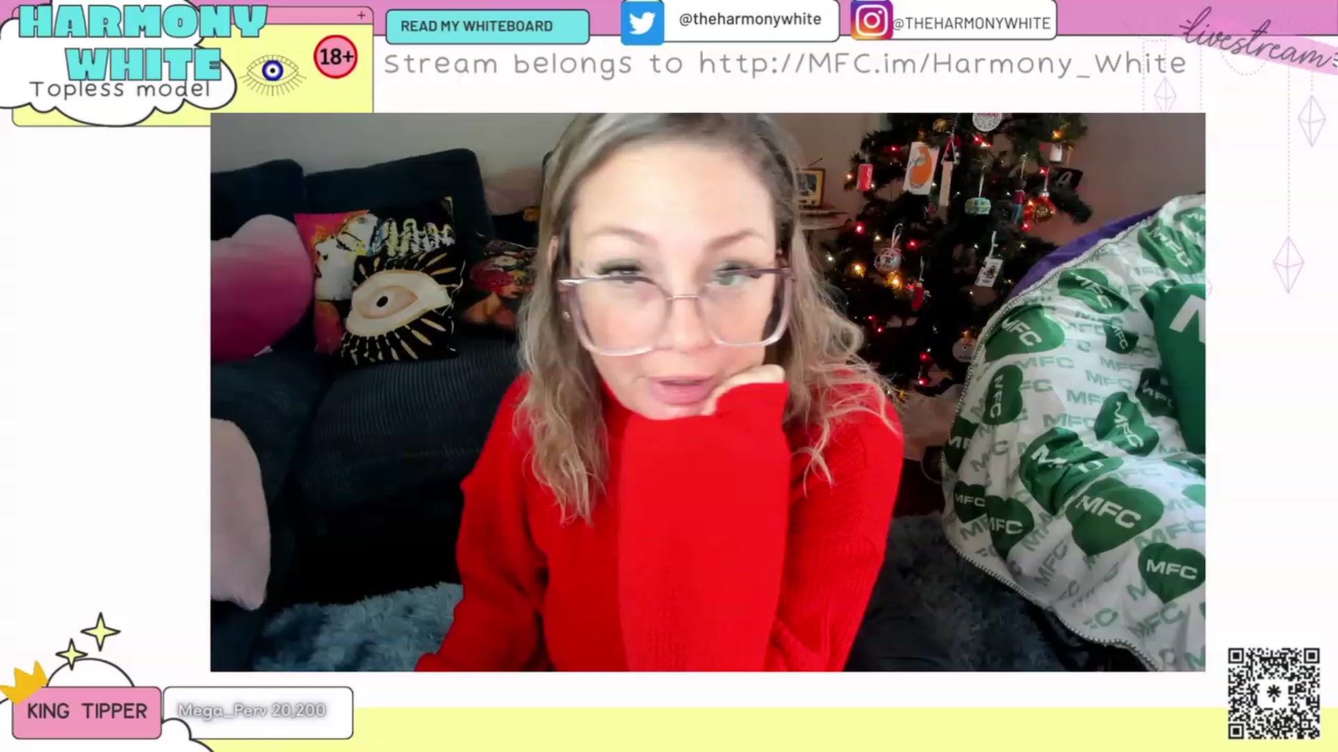 Gallery image thumbnail from Harmony_White's myfreecams stream on, 12/07/2023, 17:00 image 6 of 20