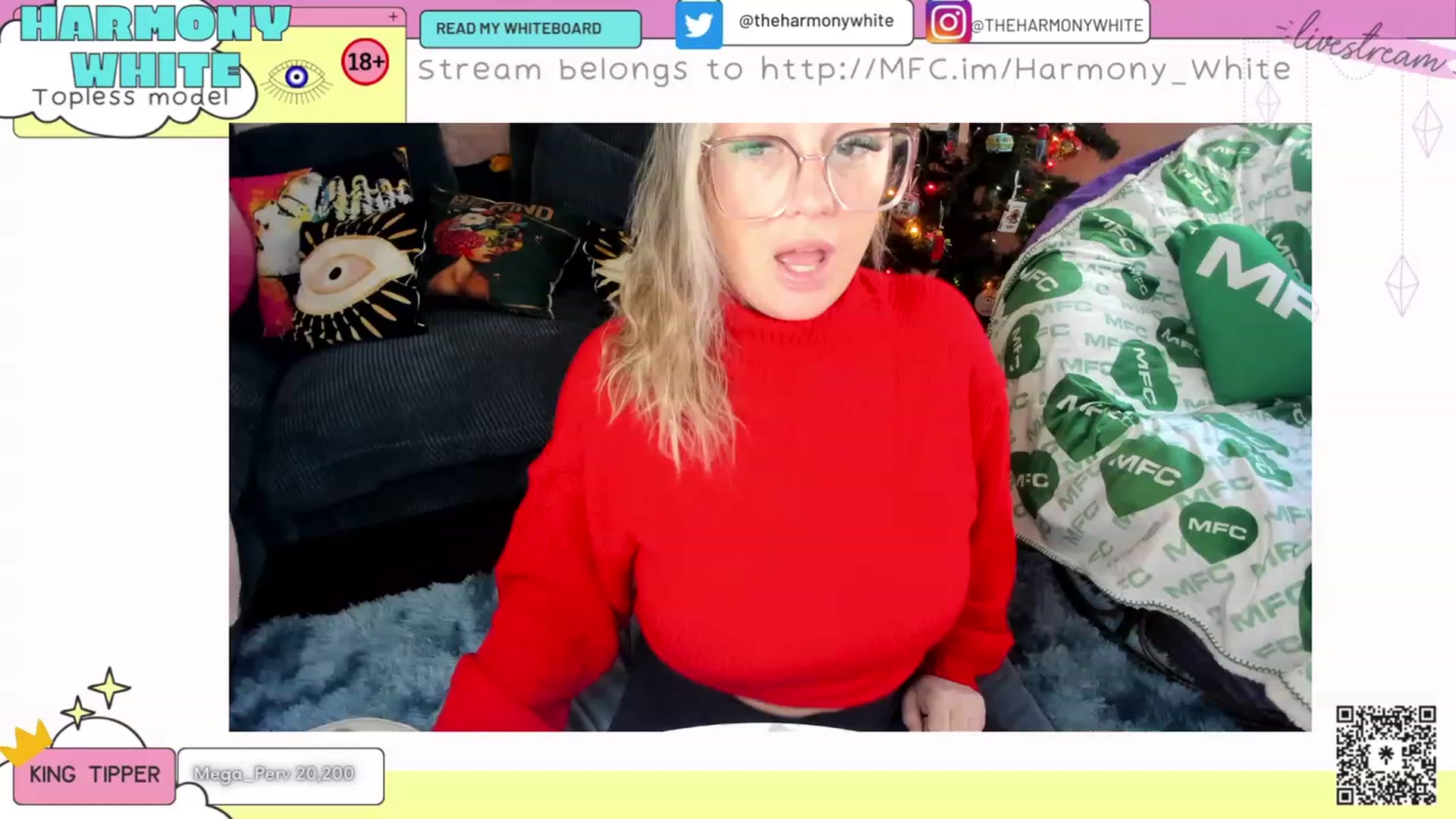 Gallery image thumbnail from Harmony_White's myfreecams stream on, 12/07/2023, 17:00 image 2 of 20