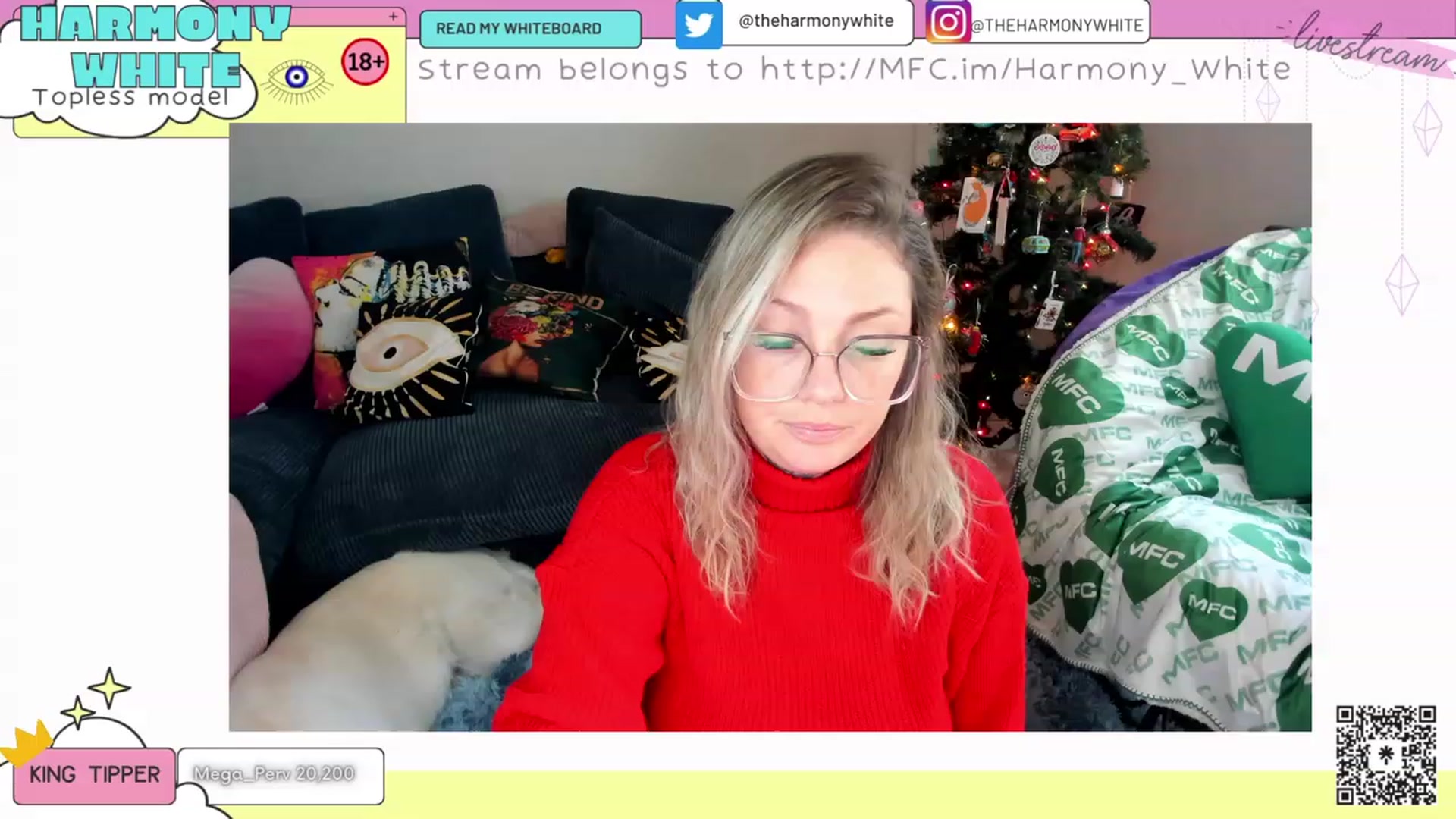 Gallery image thumbnail from Harmony_White's myfreecams stream on, 12/07/2023, 17:00 image 16 of 20