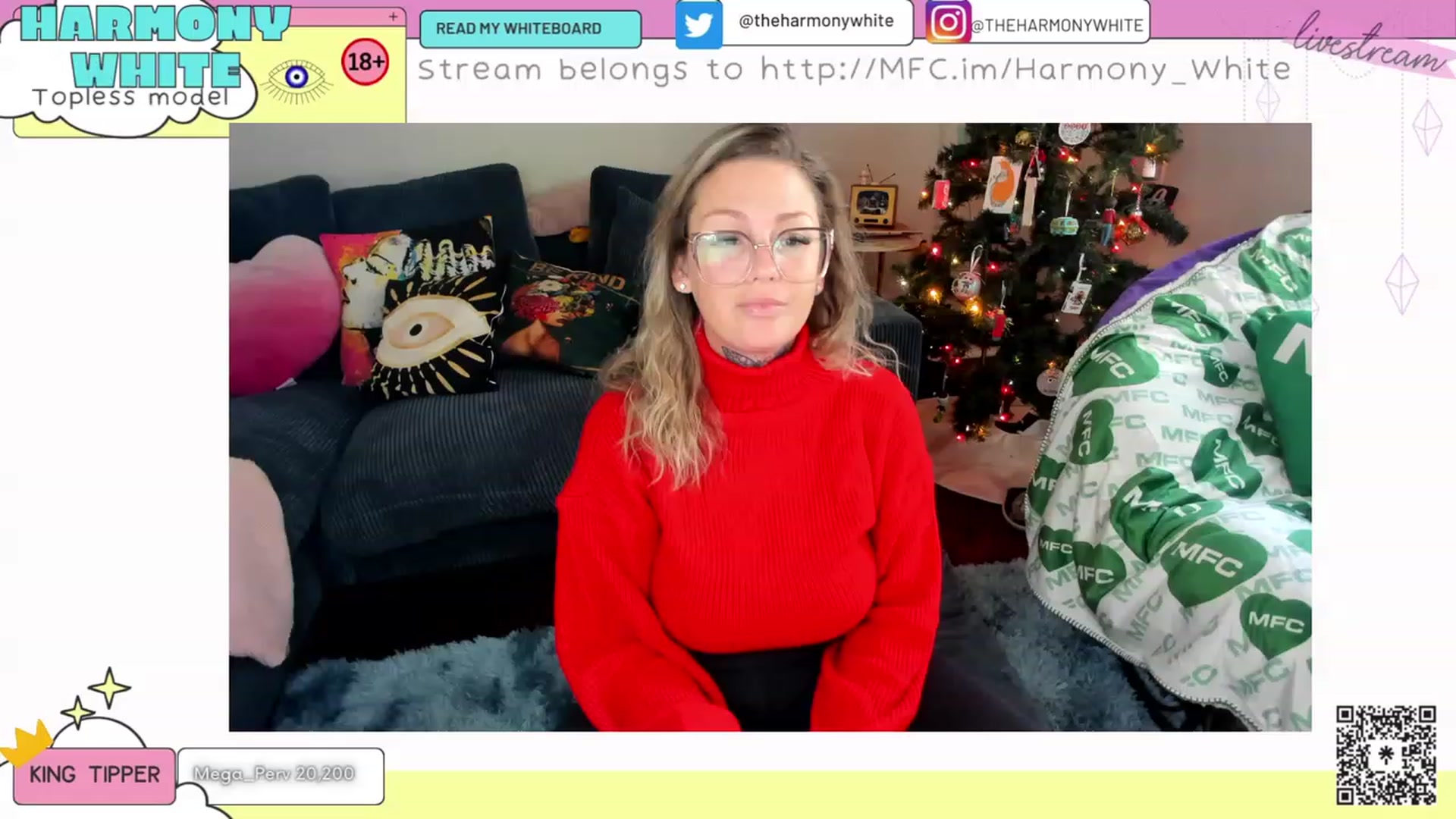 Gallery image thumbnail from Harmony_White's myfreecams stream on, 12/07/2023, 17:00 image 7 of 20