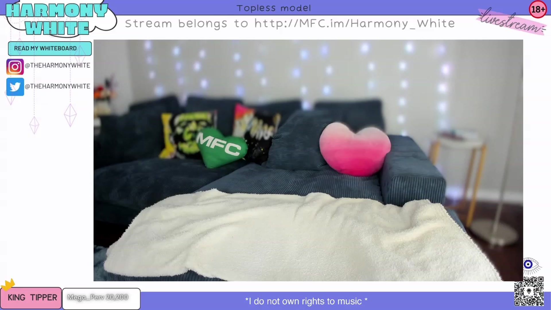 Gallery image thumbnail from Harmony_White's myfreecams stream on, 03/05/2024, 13:43 image 18 of 20