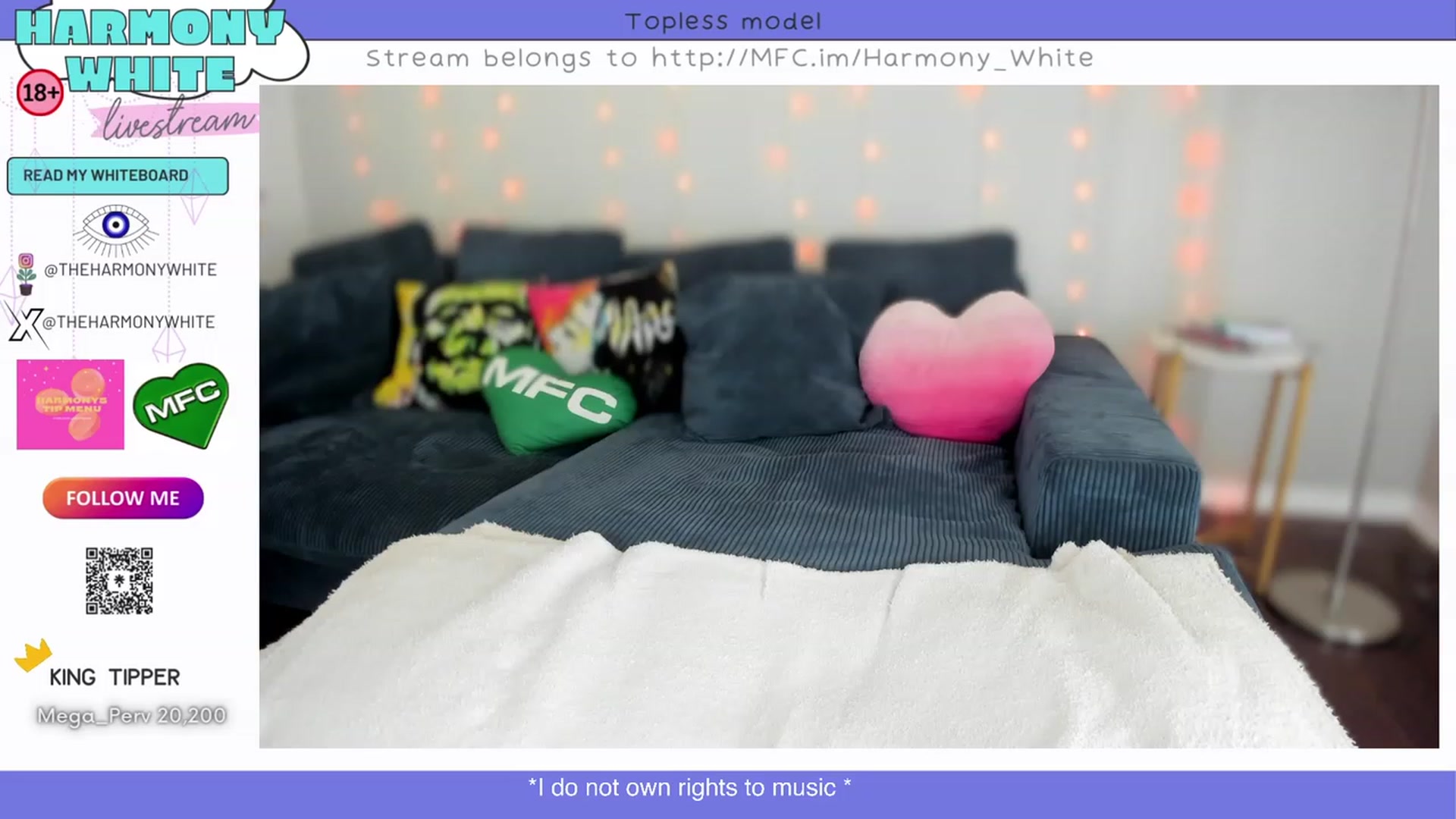 Gallery image thumbnail from Harmony_White's myfreecams stream on, 03/07/2024, 15:30 image 9 of 20