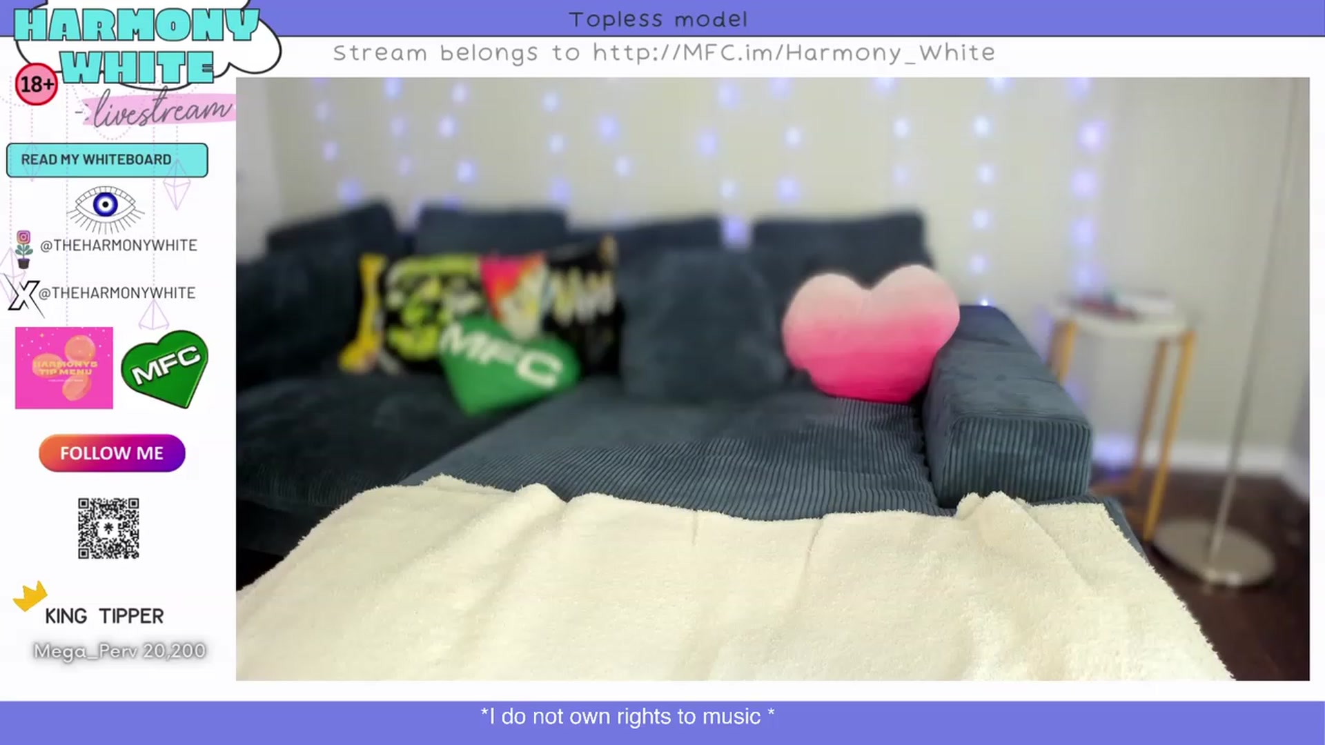 Gallery image thumbnail from Harmony_White's myfreecams stream on, 03/07/2024, 15:30 image 8 of 20