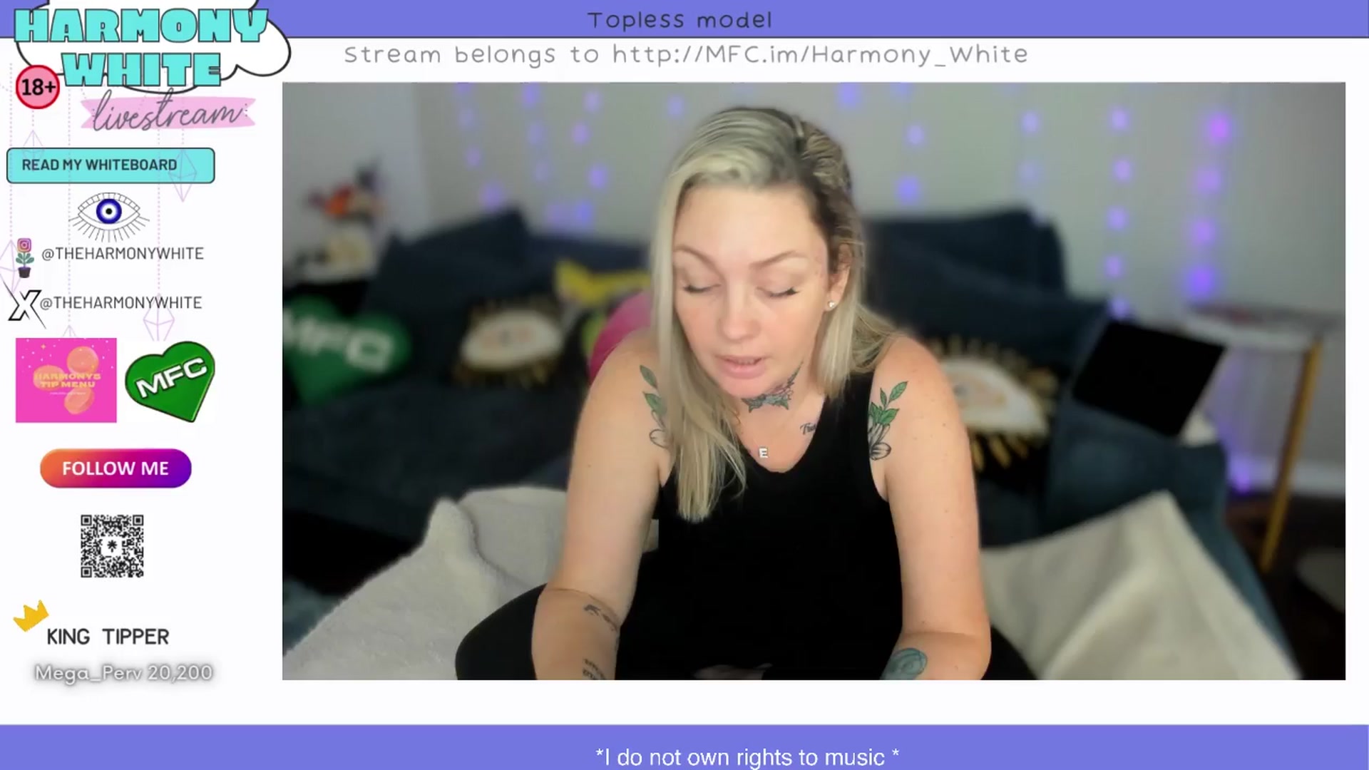 Gallery image thumbnail from Harmony_White's myfreecams stream on, 04/02/2024, 14:03 image 19 of 20