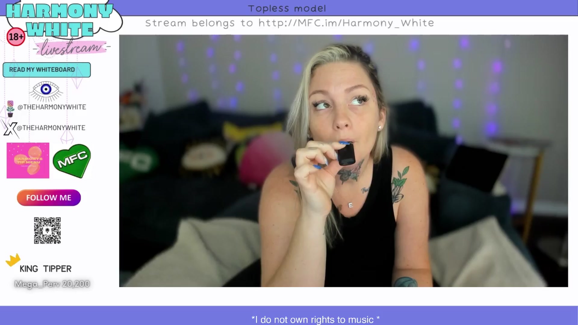 Gallery image thumbnail from Harmony_White's myfreecams stream on, 04/02/2024, 14:03 image 10 of 20