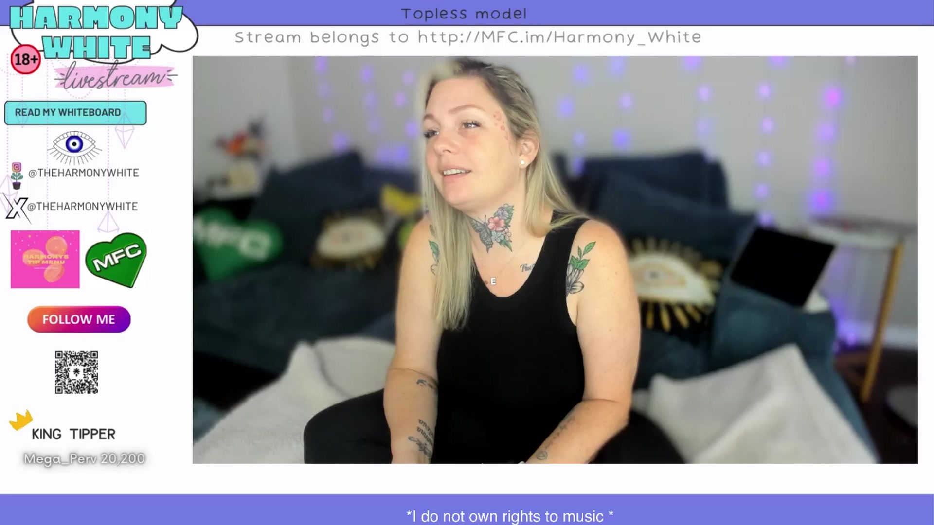 Gallery image thumbnail from Harmony_White's myfreecams stream on, 04/02/2024, 14:03 image 16 of 20