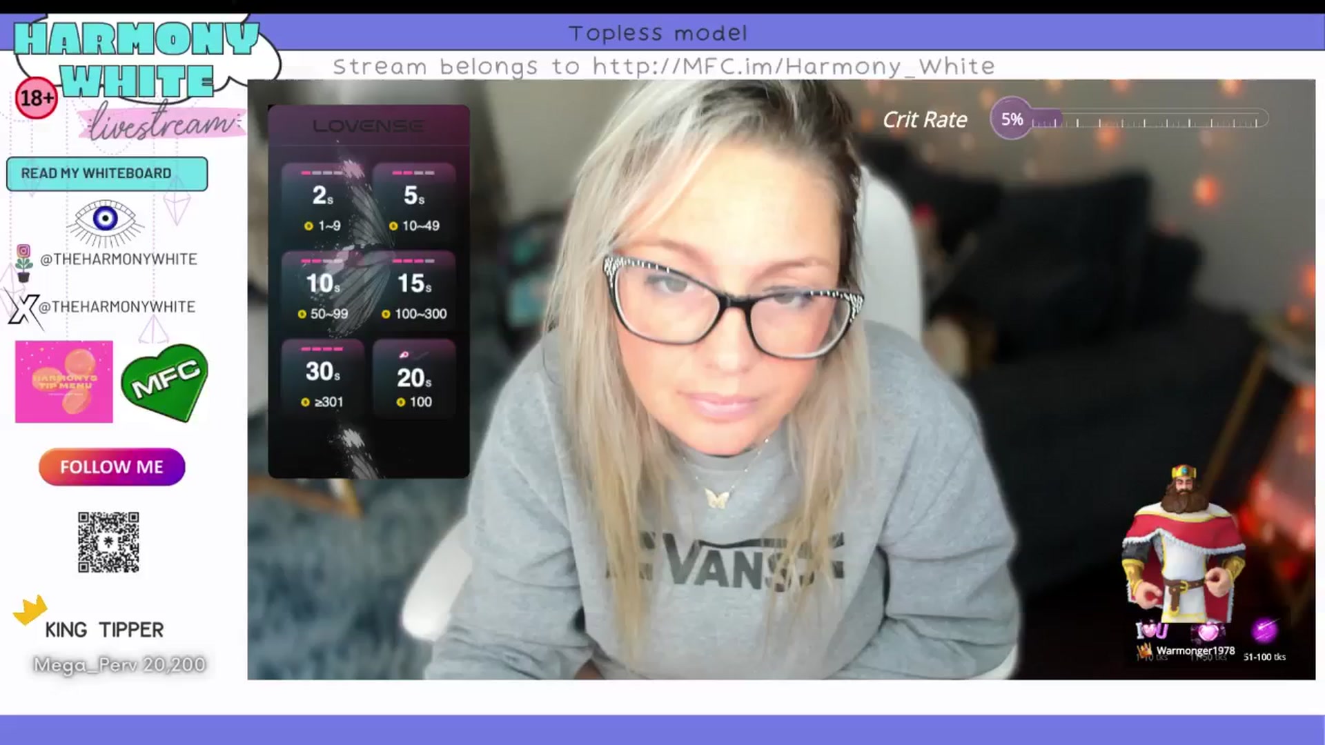 Gallery image thumbnail from Harmony_White's myfreecams stream on, 10/15/2024, 14:39 image 17 of 20