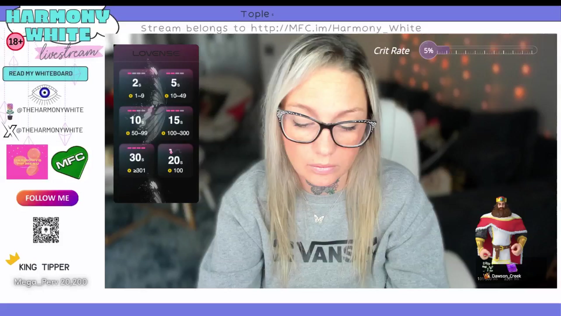 Gallery image thumbnail from Harmony_White's myfreecams stream on, 10/15/2024, 14:39 image 5 of 20