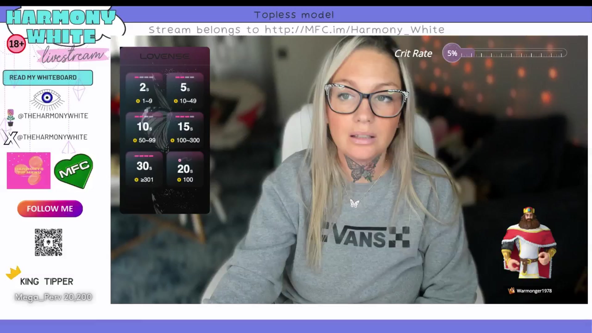 Gallery image thumbnail from Harmony_White's myfreecams stream on, 10/15/2024, 14:39 image 15 of 20