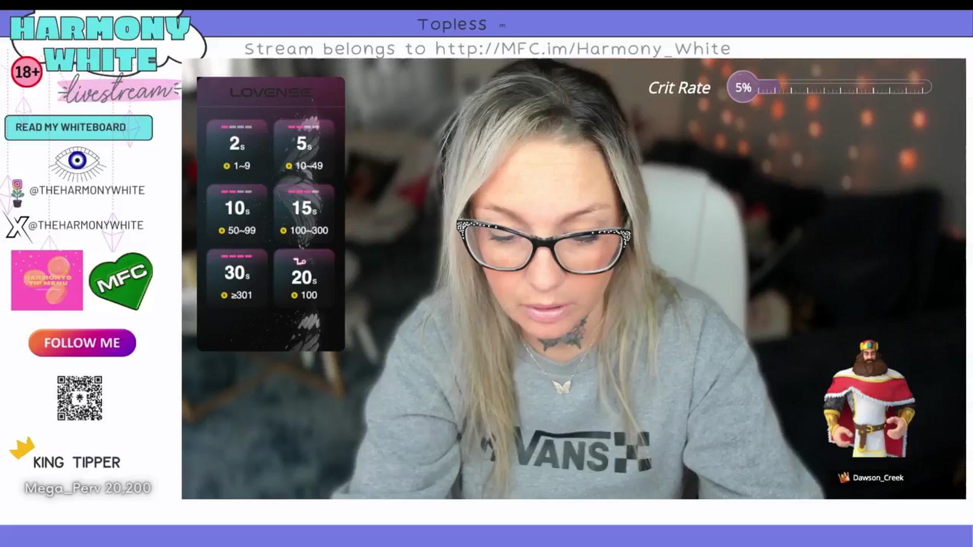 Gallery image thumbnail from Harmony_White's myfreecams stream on, 10/15/2024, 14:39 image 7 of 20