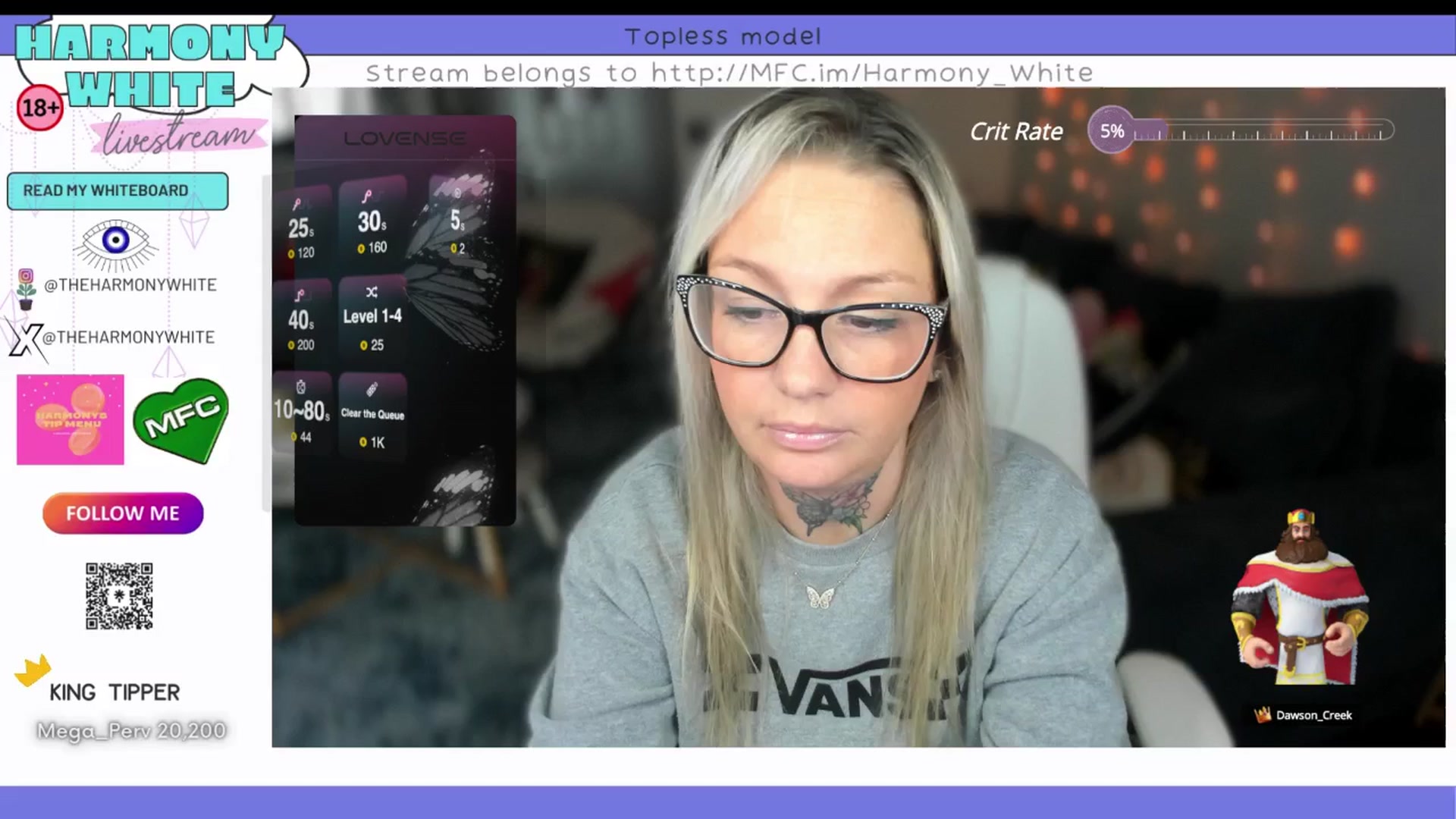 Gallery image thumbnail from Harmony_White's myfreecams stream on, 10/15/2024, 14:39 image 6 of 20