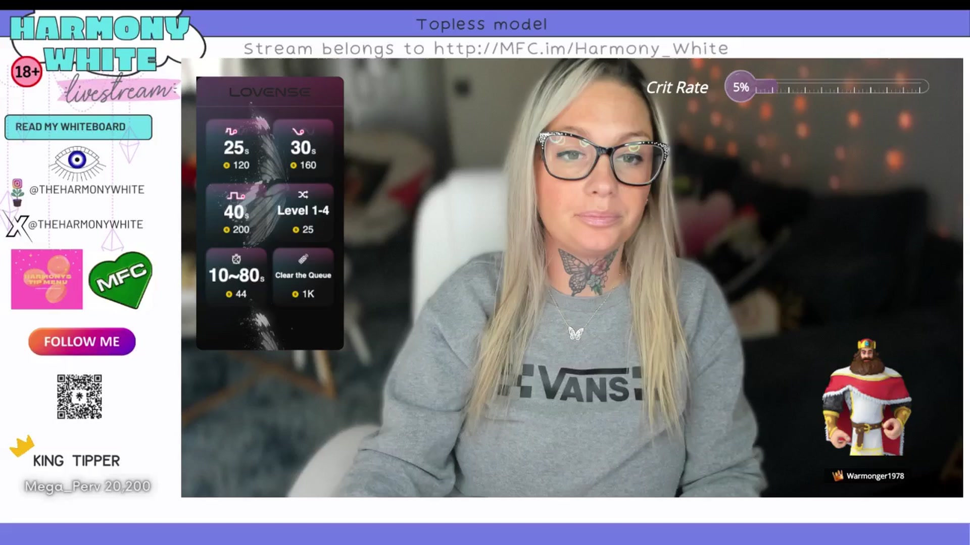 Gallery image thumbnail from Harmony_White's myfreecams stream on, 10/15/2024, 14:39 image 14 of 20