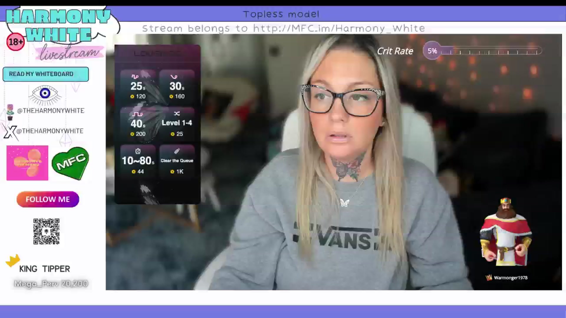 Gallery image thumbnail from Harmony_White's myfreecams stream on, 10/15/2024, 14:39 image 11 of 20