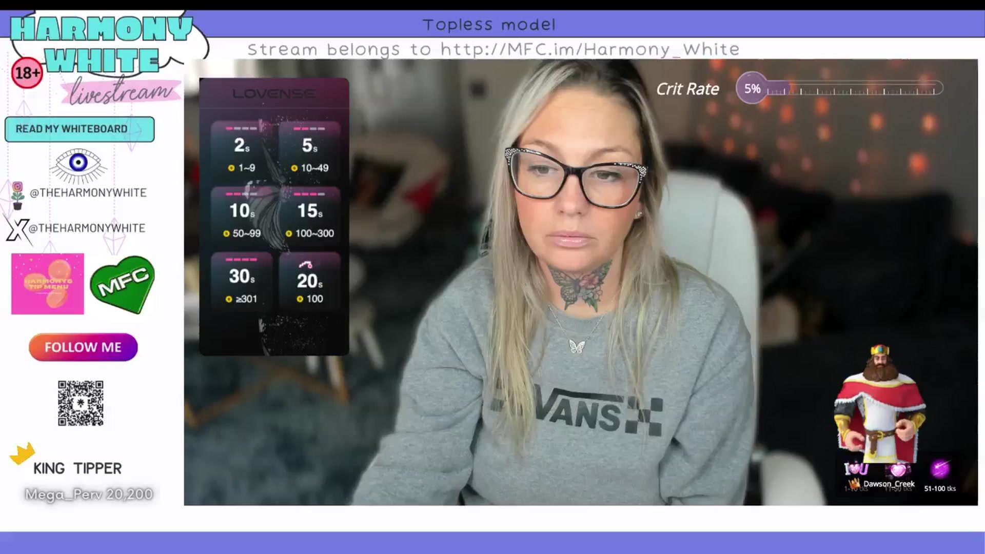Gallery image thumbnail from Harmony_White's myfreecams stream on, 10/15/2024, 14:39 image 8 of 20