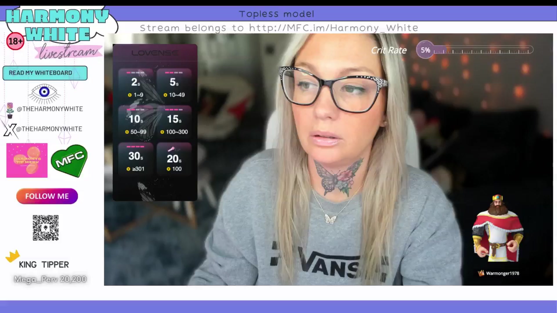 Gallery image thumbnail from Harmony_White's myfreecams stream on, 10/15/2024, 14:39 image 9 of 20