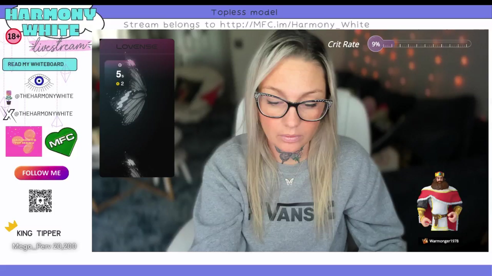 Gallery image thumbnail from Harmony_White's myfreecams stream on, 10/15/2024, 14:39 image 10 of 20