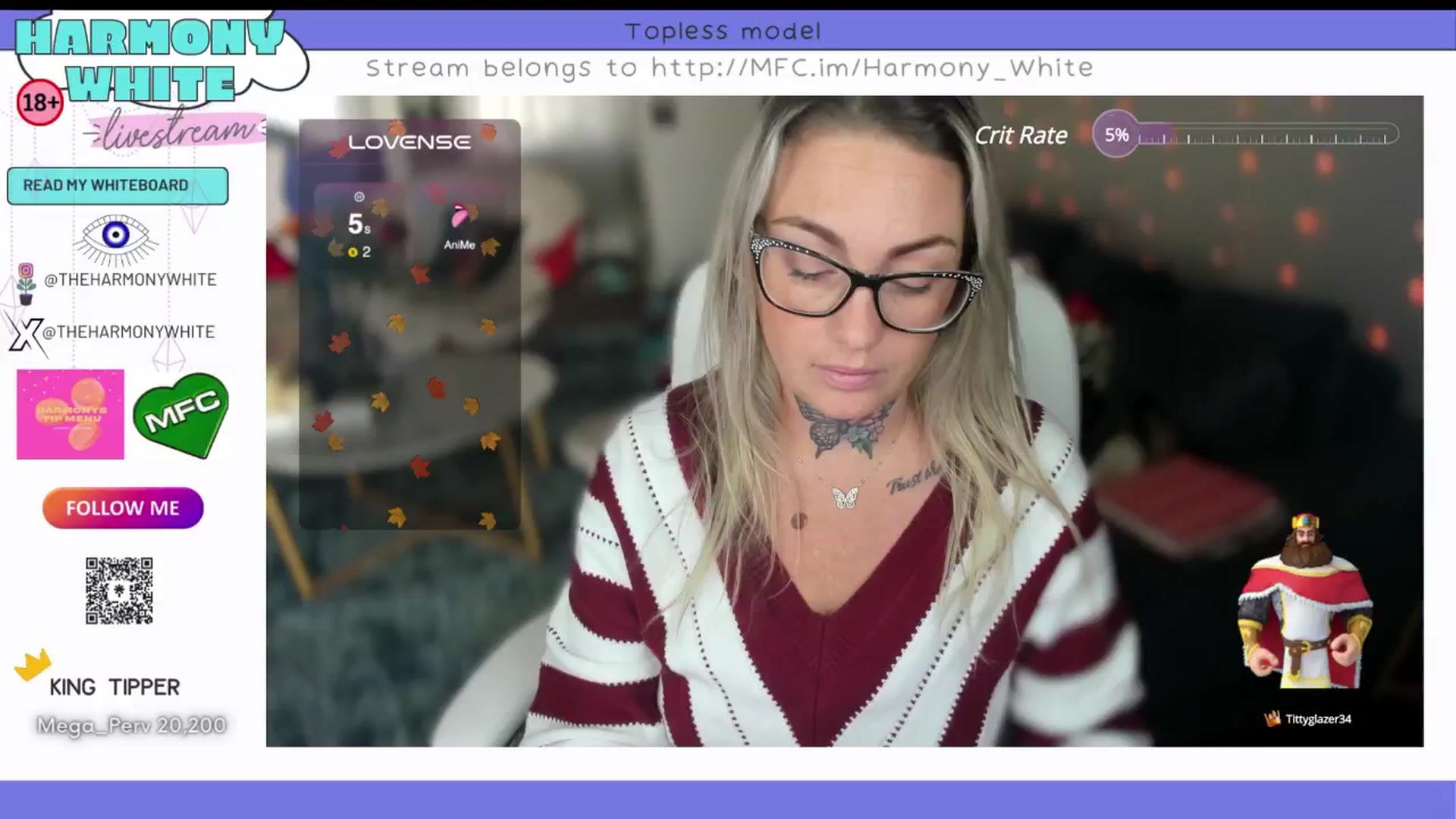 Gallery image thumbnail from Harmony_White's myfreecams stream on, 10/17/2024, 16:13 image 1 of 20