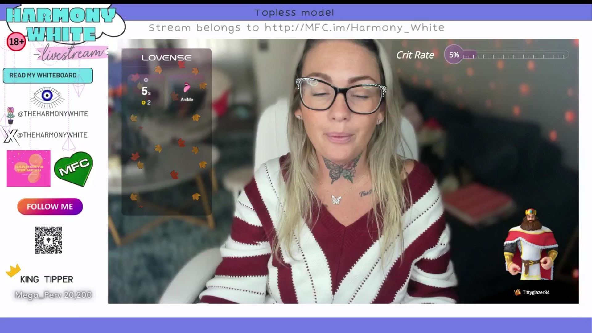 Gallery image thumbnail from Harmony_White's myfreecams stream on, 10/17/2024, 16:13 image 4 of 20