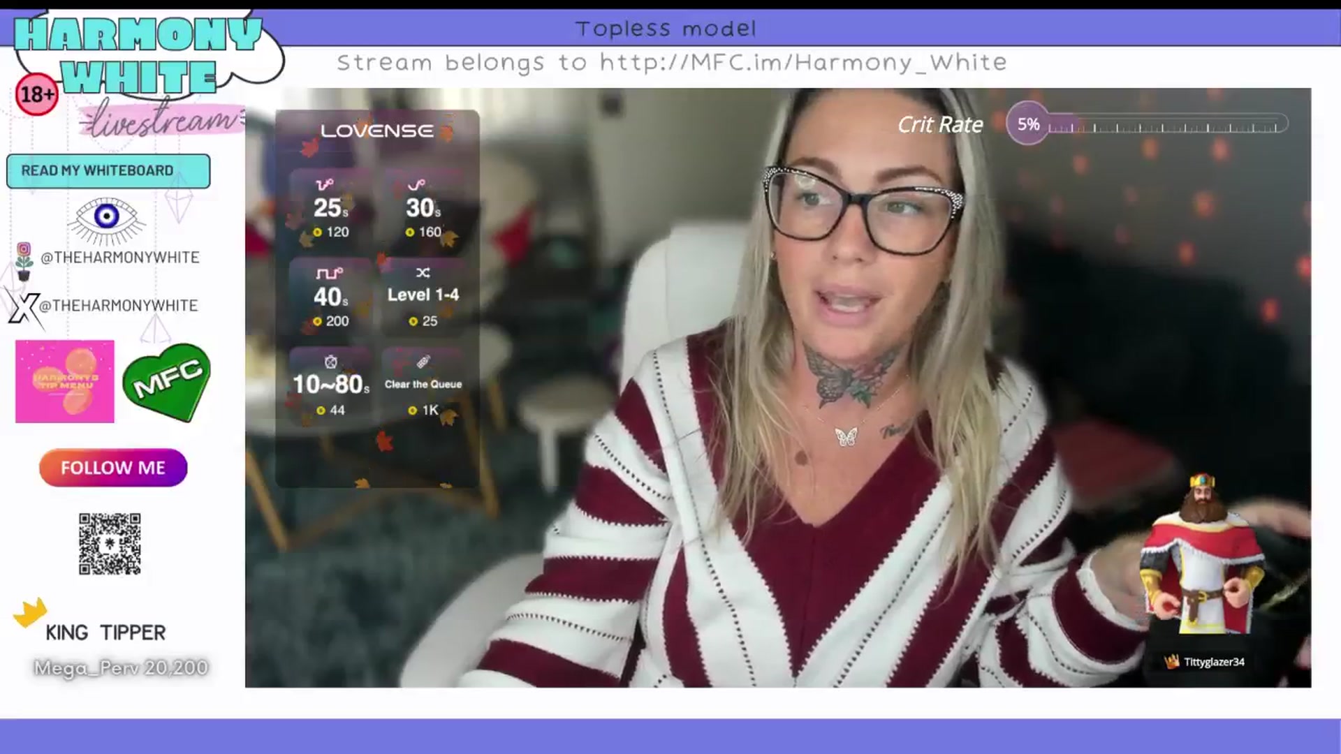 Gallery image thumbnail from Harmony_White's myfreecams stream on, 10/17/2024, 16:13 image 2 of 20