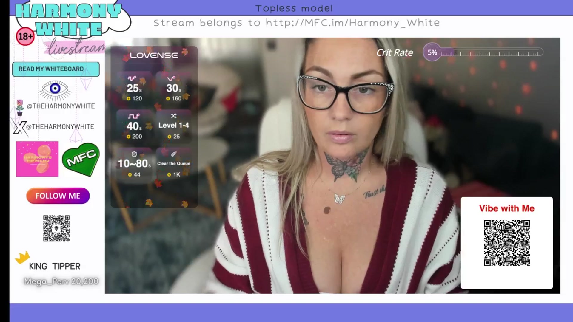 Gallery image thumbnail from Harmony_White's myfreecams stream on, 10/17/2024, 16:13 image 13 of 20