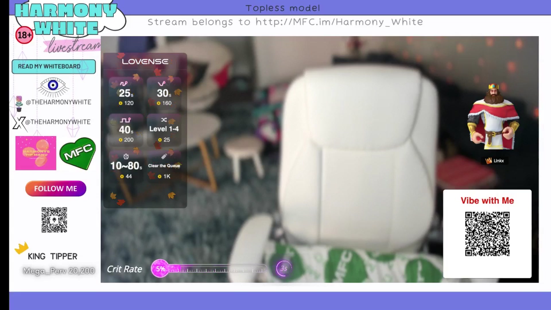 Gallery image thumbnail from Harmony_White's myfreecams stream on, 10/17/2024, 16:13 image 19 of 20
