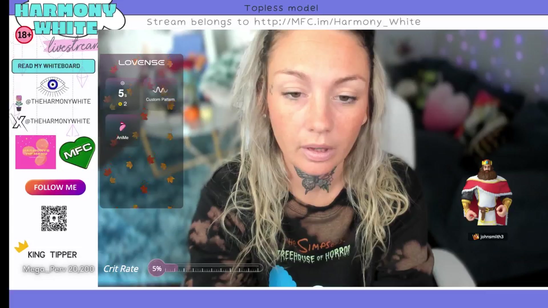Gallery image thumbnail from Harmony_White's myfreecams stream on, 10/22/2024, 14:07 image 11 of 20