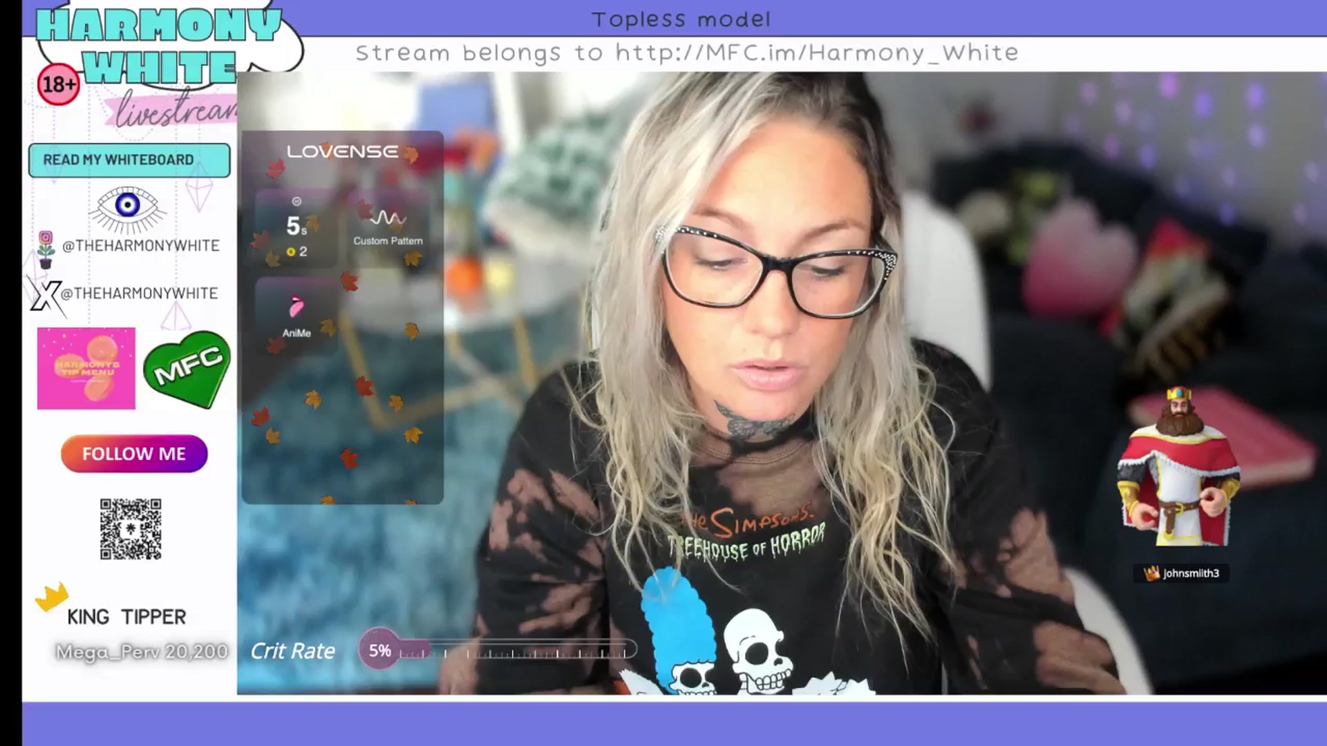Gallery image thumbnail from Harmony_White's myfreecams stream on, 10/22/2024, 14:07 image 4 of 20