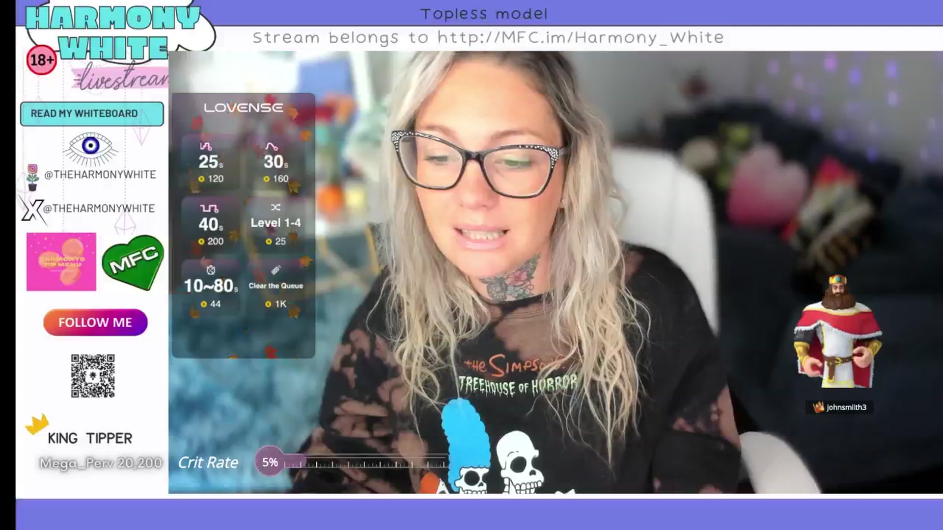Gallery image thumbnail from Harmony_White's myfreecams stream on, 10/22/2024, 14:07 image 14 of 20