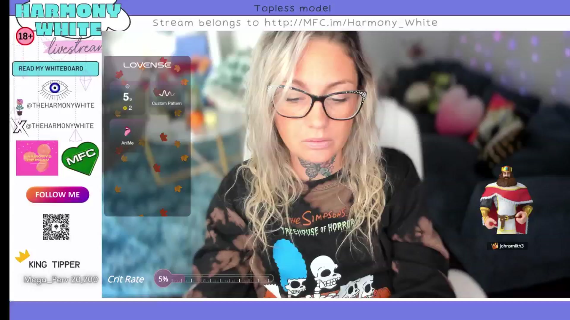 Gallery image thumbnail from Harmony_White's myfreecams stream on, 10/22/2024, 14:07 image 15 of 20