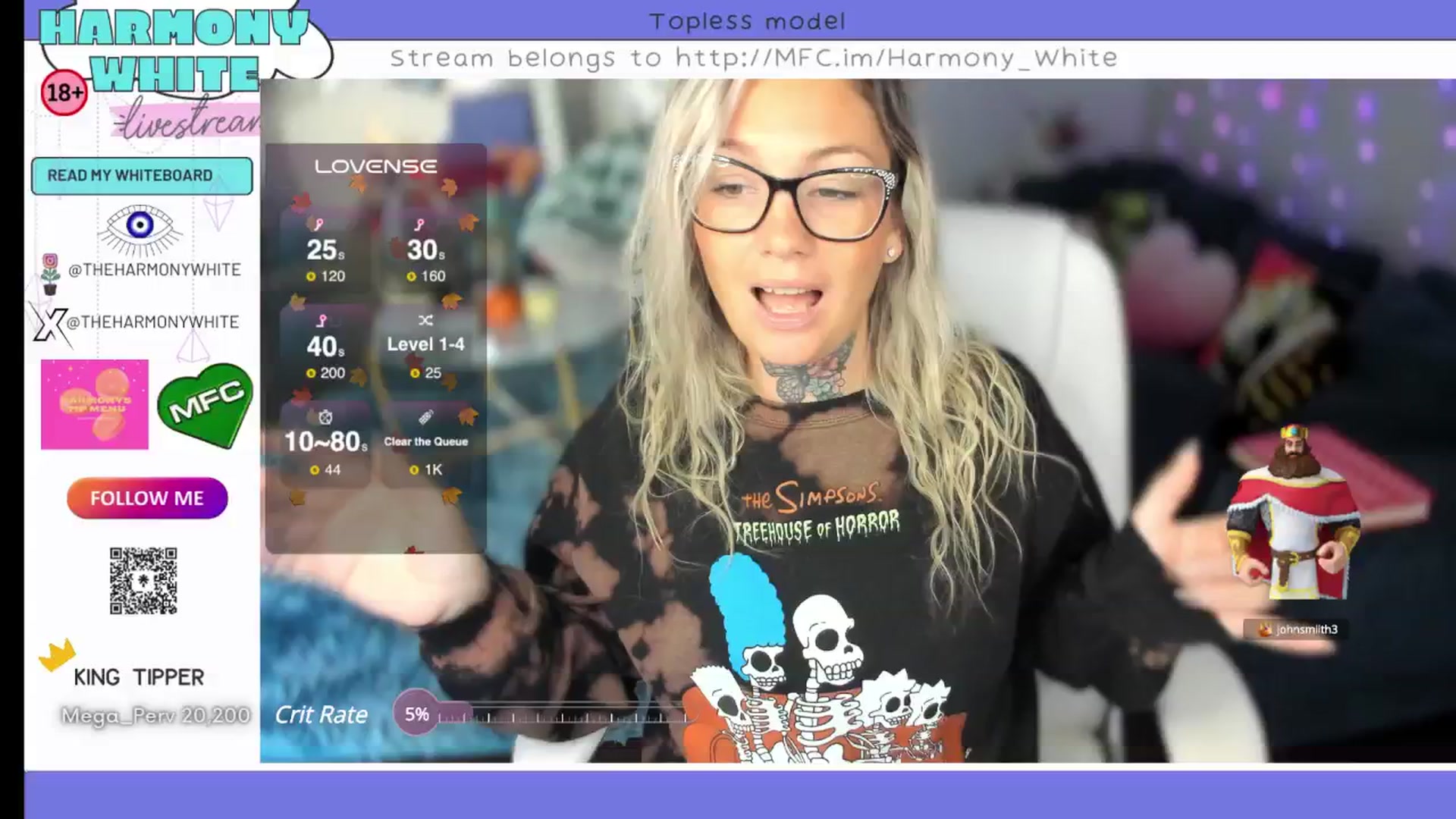 Gallery image thumbnail from Harmony_White's myfreecams stream on, 10/22/2024, 14:07 image 1 of 20